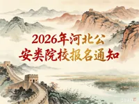 2026年公安普通高等院校公安专业河北省招生报名和政治考察公告