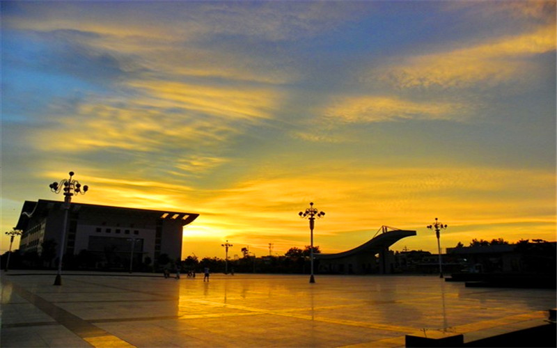 阜阳师范大学校园风景