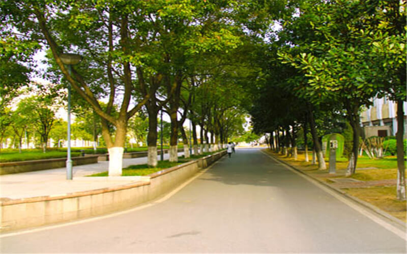 武汉纺织大学校园风景