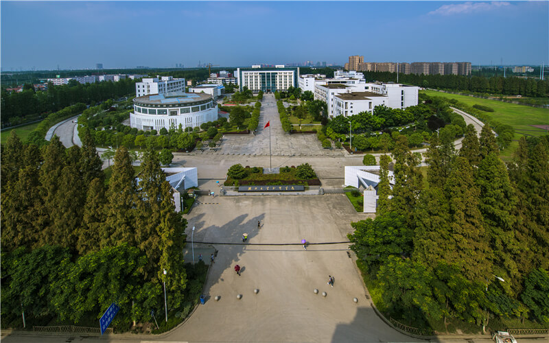 湖北大学知行学院校园风景