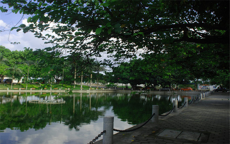 广西职业师范学院校园风景