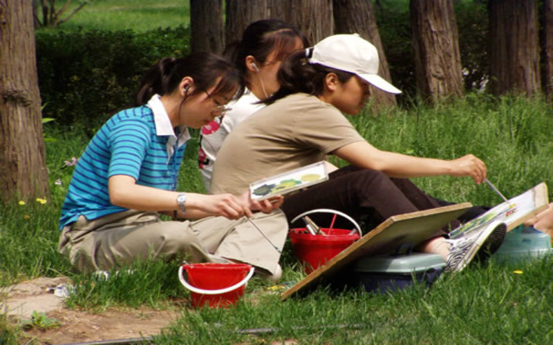 北京林业大学校园风景