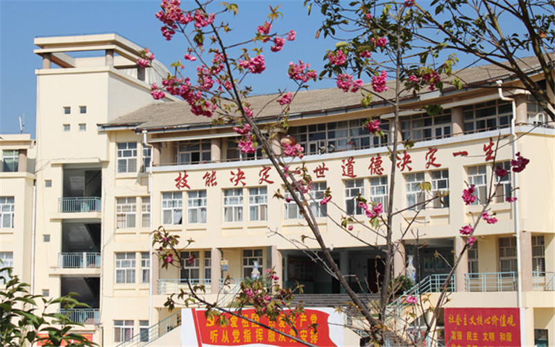 云南新兴职业学院校园风景