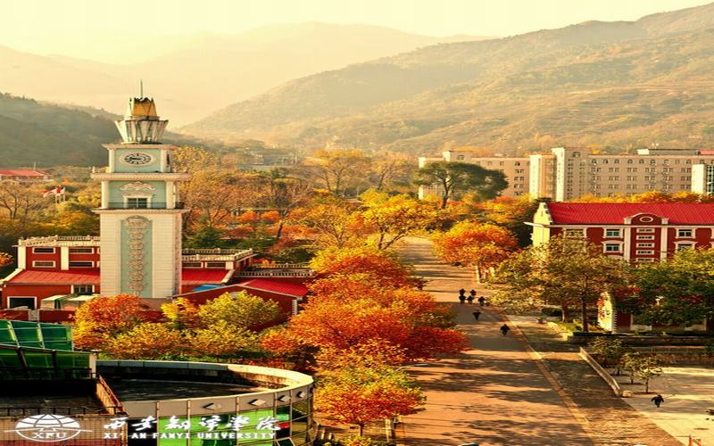 西安翻译学院校园风景