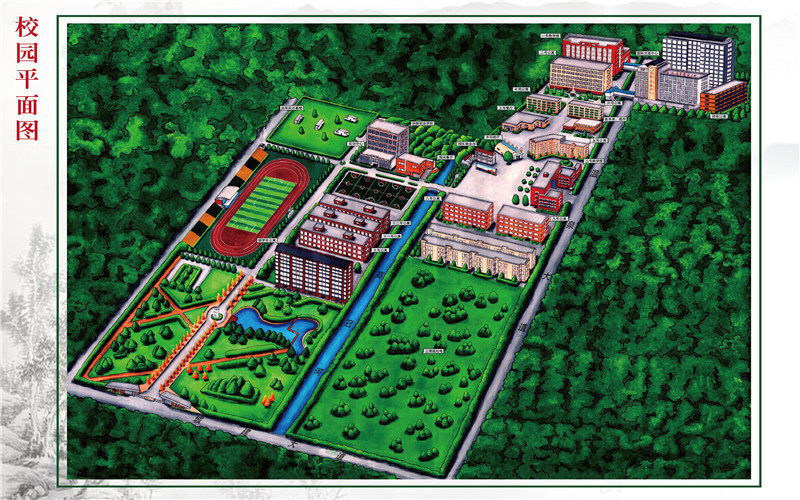 西安城市建设职业学院校园风景