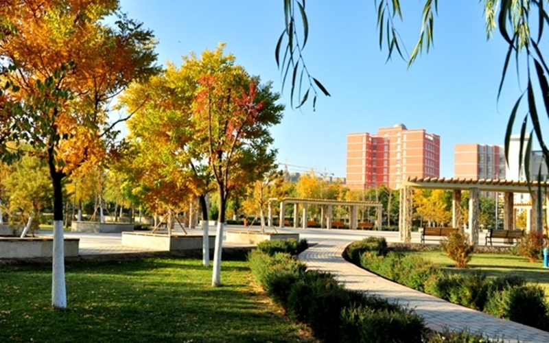 河西学院校园风景