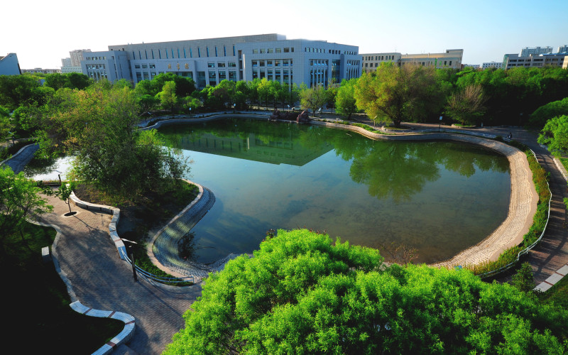 石河子大学校园风景