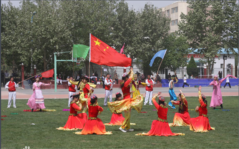 新疆维吾尔医学专科学校校园风景