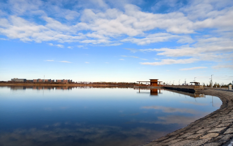 中国石油大学(北京)克拉玛依校区校园风景