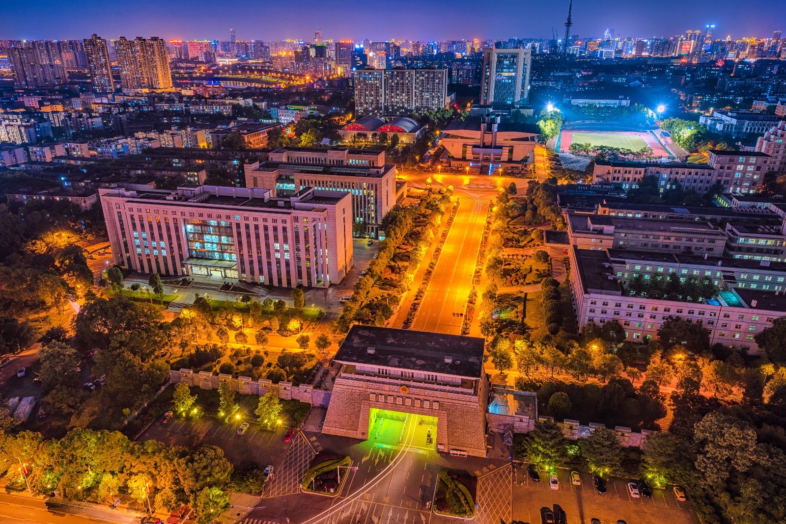 国防科技大学校园风景