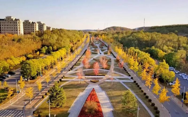 大连外国语大学校园风景