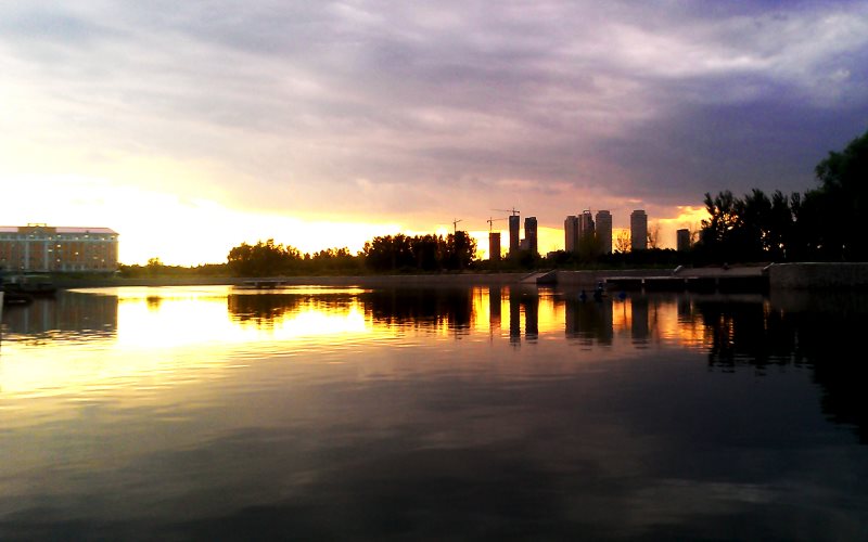 哈尔滨石油学院校园风景