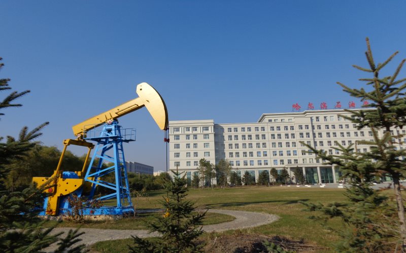哈尔滨石油学院校园风景