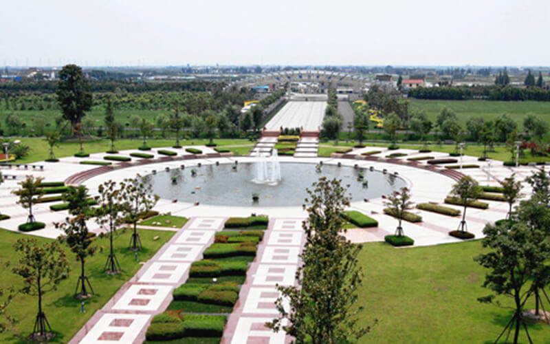 上海城建职业学院校园风景